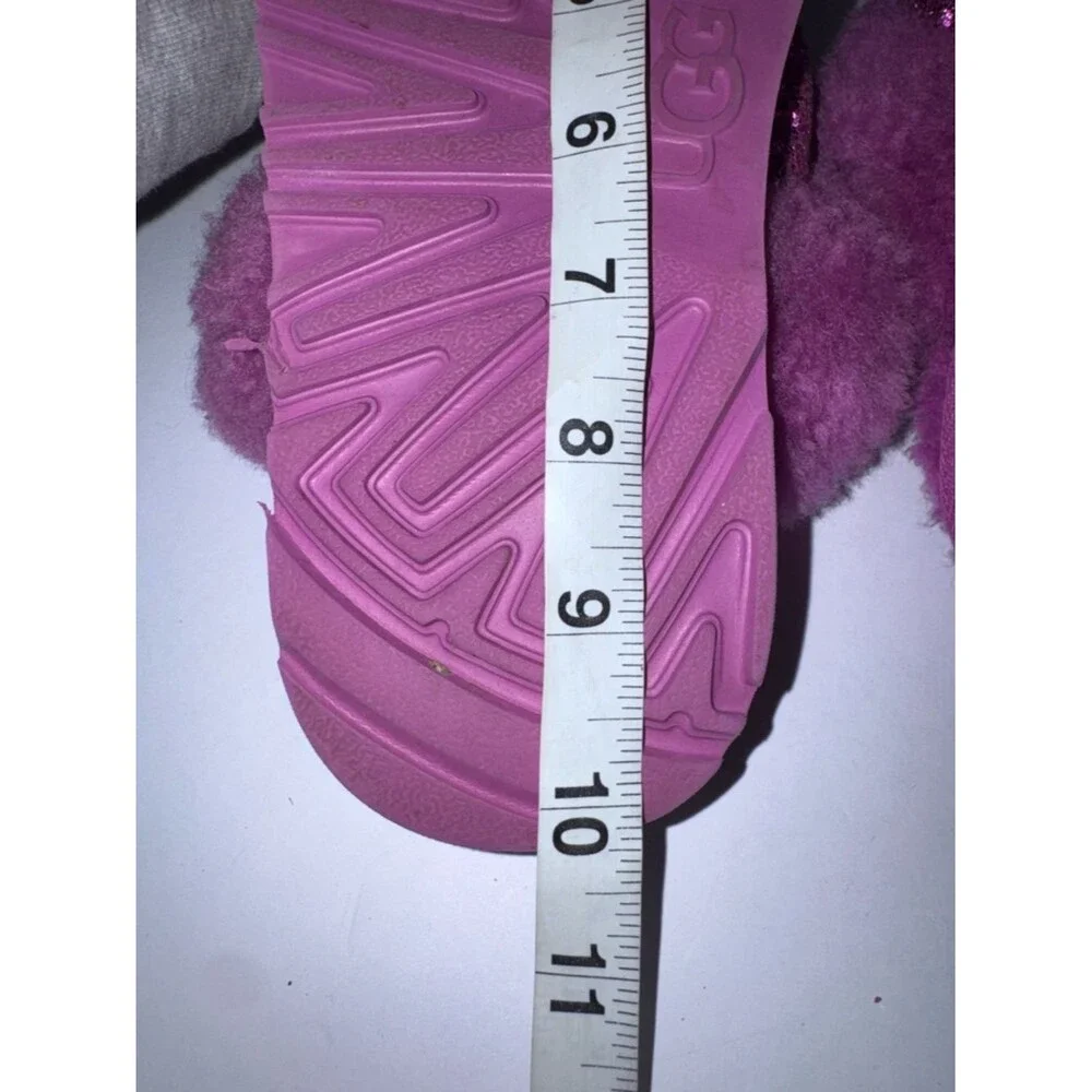UGG Kids purple Sparkle Clog Slippers